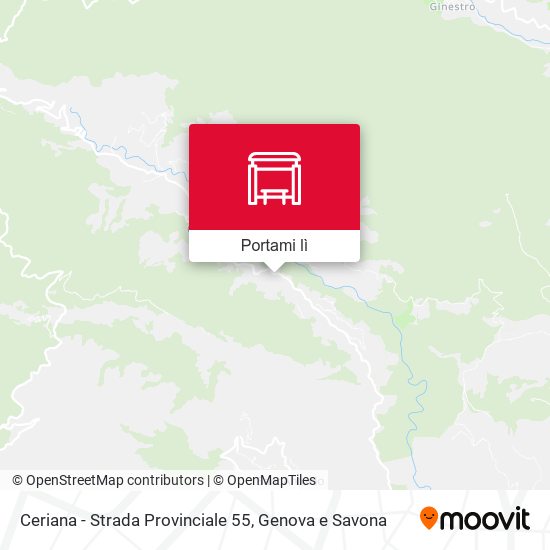Mappa Ceriana - Strada Provinciale 55