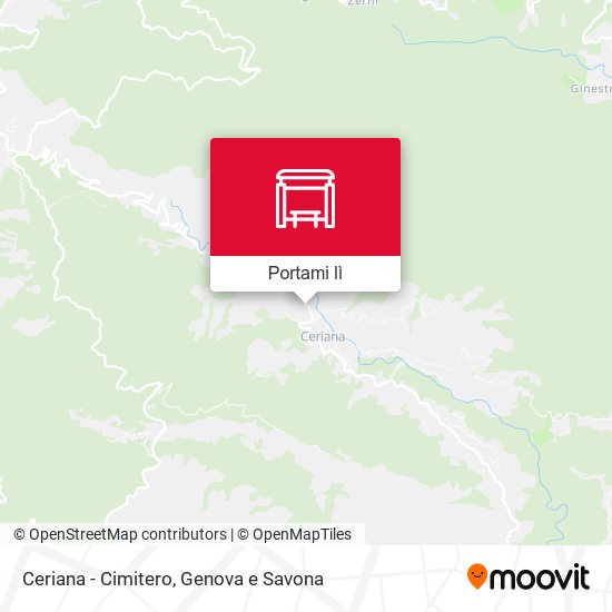 Mappa Ceriana - Cimitero