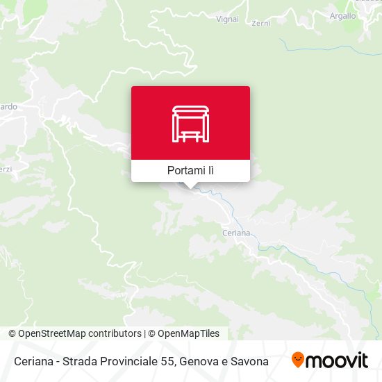 Mappa Ceriana - Strada Provinciale 55