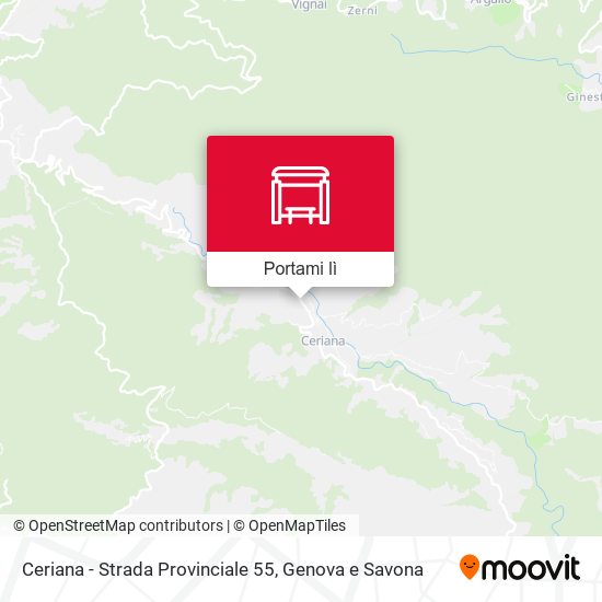 Mappa Ceriana - Strada Provinciale 55