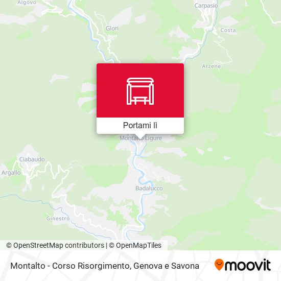 Mappa Montalto - Corso Risorgimento