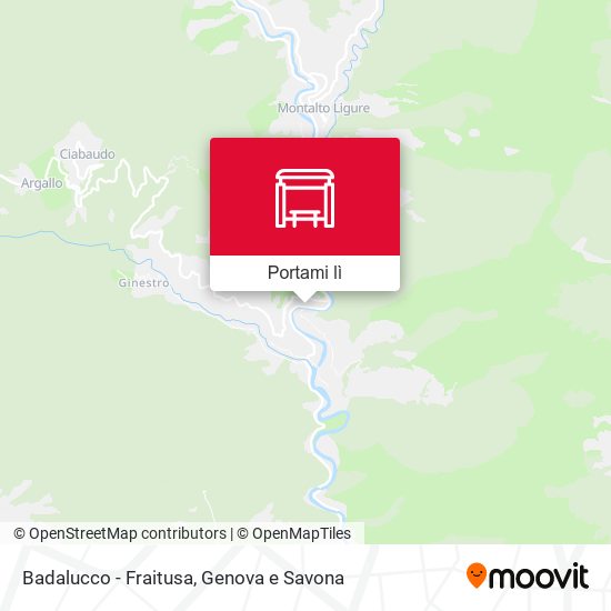 Mappa Badalucco - Fraitusa