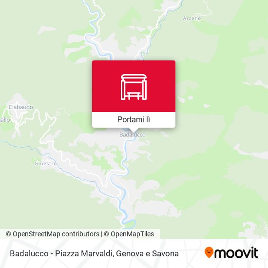 Mappa Badalucco - Piazza Marvaldi