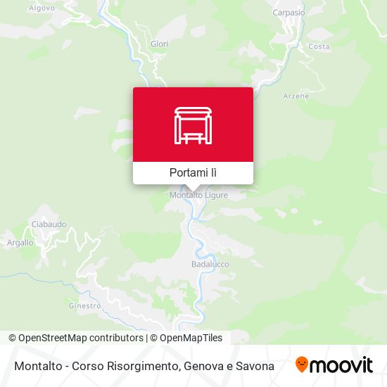 Mappa Montalto - Corso Risorgimento