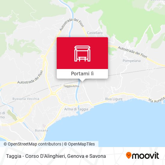 Mappa Taggia - Corso D'Alinghieri