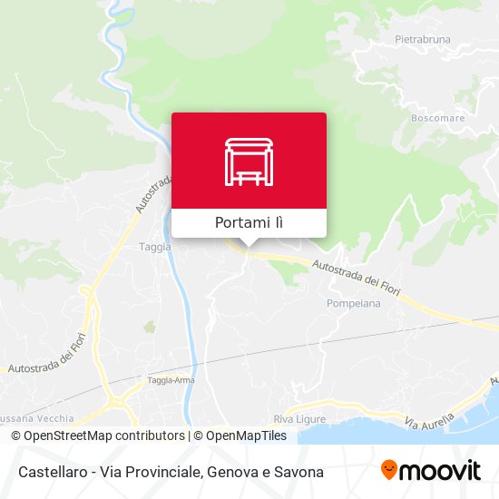 Mappa Castellaro - Via Provinciale
