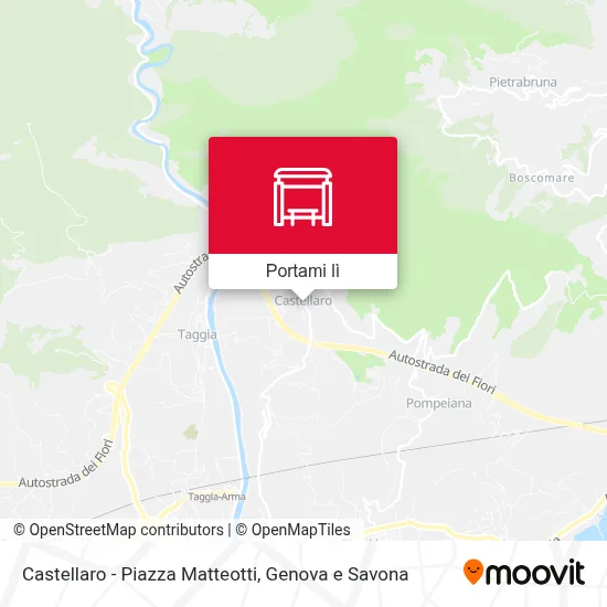 Mappa Castellaro - Piazza Matteotti