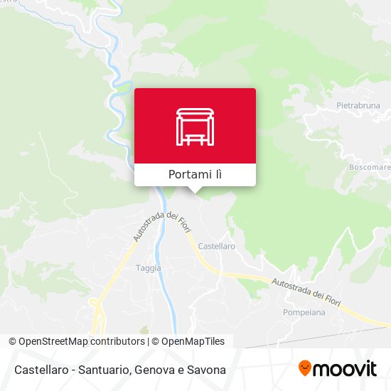 Mappa Castellaro - Santuario