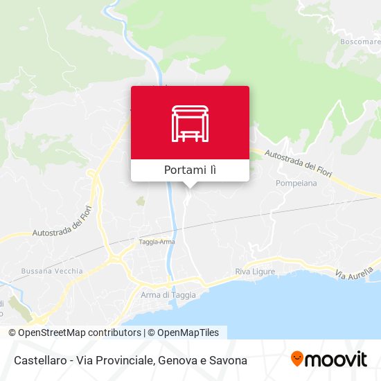 Mappa Castellaro - Via Provinciale