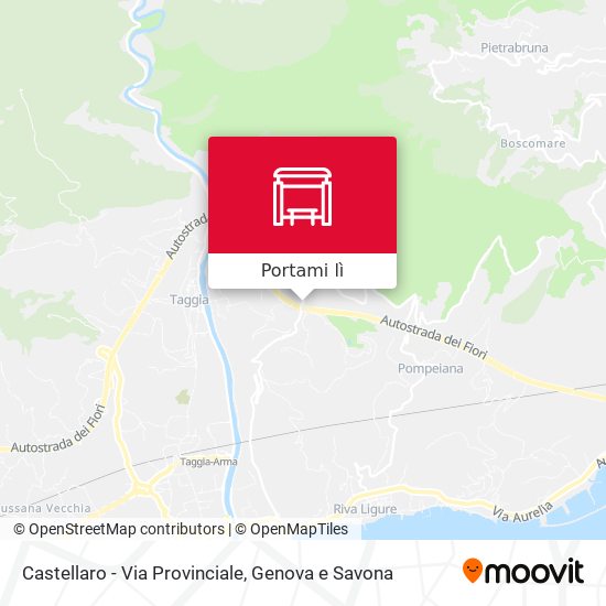 Mappa Castellaro - Via Provinciale
