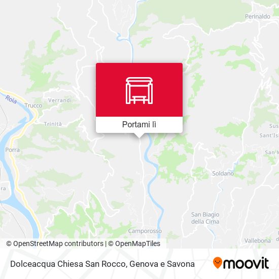 Mappa Dolceacqua Chiesa San Rocco