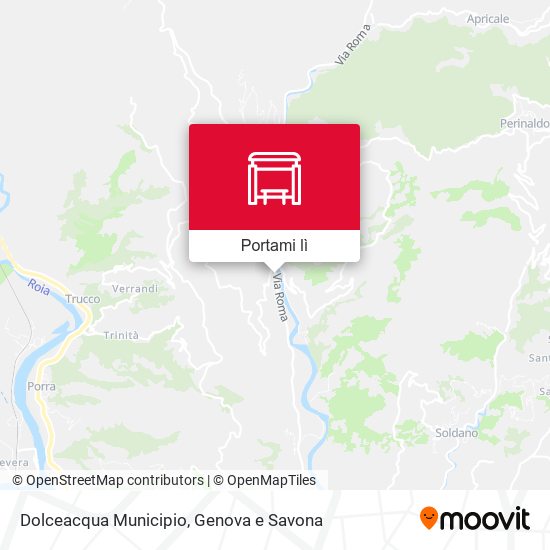 Mappa Dolceacqua Municipio