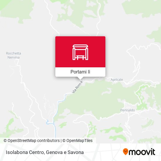 Mappa Isolabona Centro