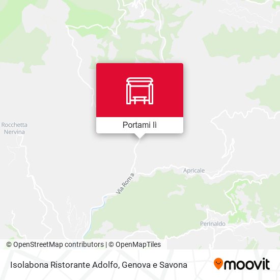 Mappa Isolabona Ristorante Adolfo
