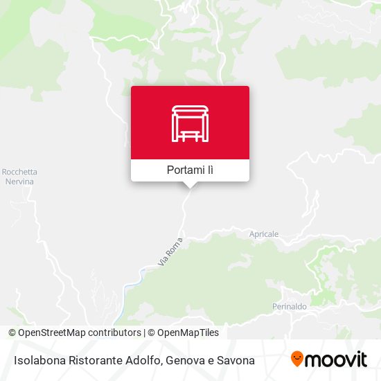 Mappa Isolabona Ristorante Adolfo