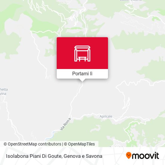 Mappa Isolabona Piani Di Goute