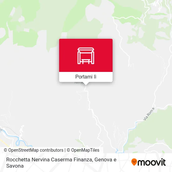 Mappa Rocchetta Nervina Caserma Finanza