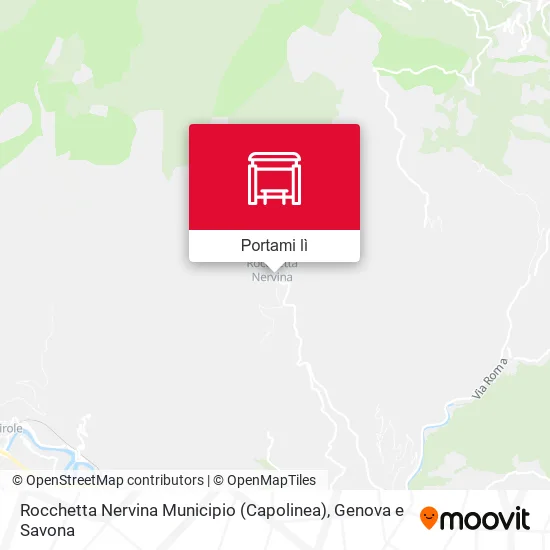 Mappa Rocchetta Nervina Municipio (Capolinea)