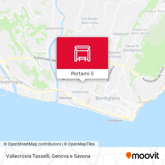 Mappa Vallecrosia Tasselli