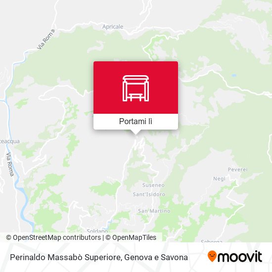 Mappa Perinaldo Massabò Superiore