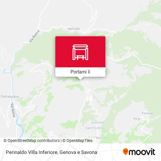 Mappa Perinaldo Villa Inferiore