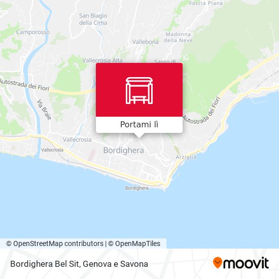 Mappa Bordighera Bel Sit