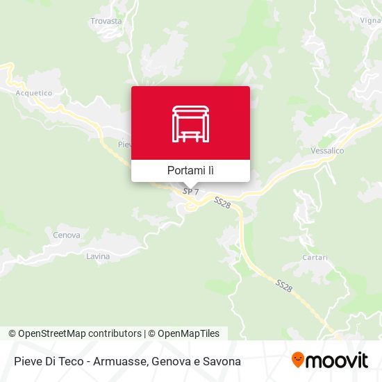 Mappa Pieve Di Teco - Armuasse