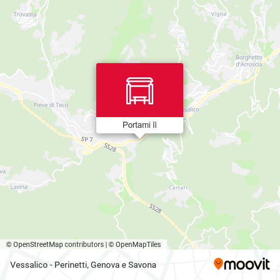 Mappa Vessalico - Perinetti
