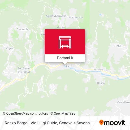 Mappa Ranzo Borgo - Via Luigi Guido
