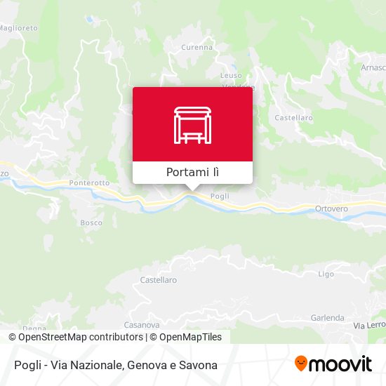 Mappa Pogli - Via Nazionale