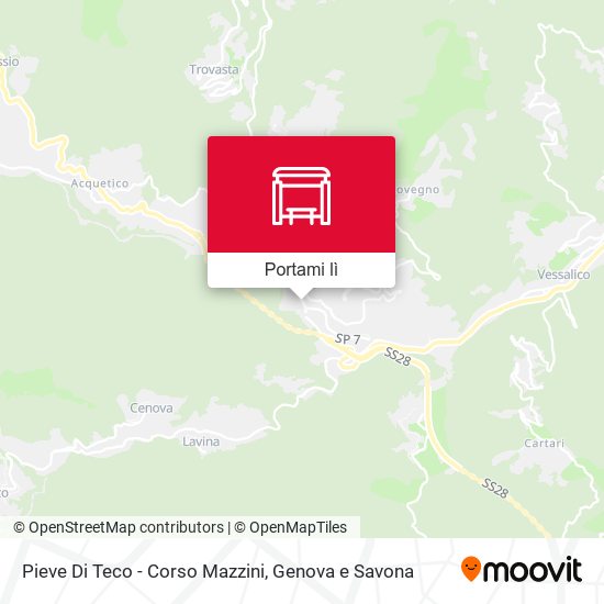 Mappa Pieve Di Teco - Corso Mazzini