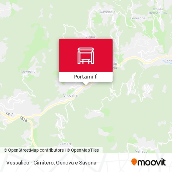 Mappa Vessalico - Cimitero