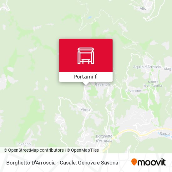 Mappa Borghetto D'Arroscia - Casale