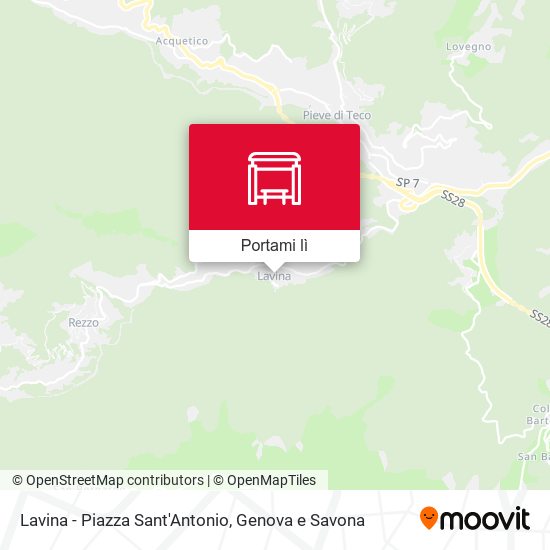 Mappa Lavina - Piazza Sant'Antonio