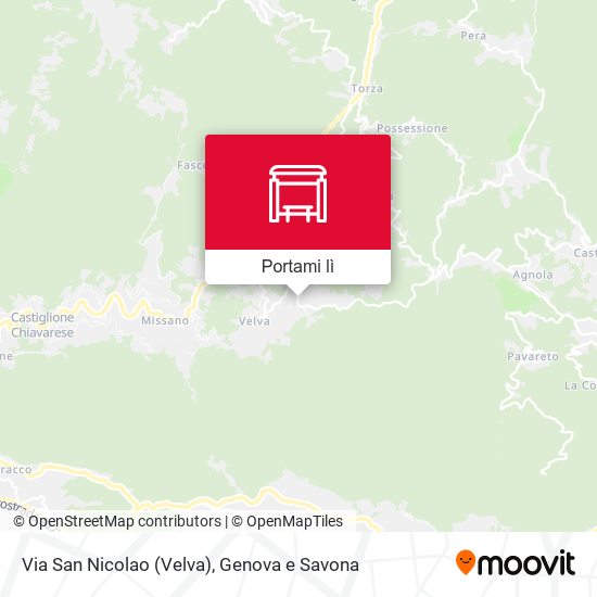 Mappa Via San Nicolao (Velva)