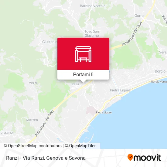 Mappa Ranzi - Via Ranzi