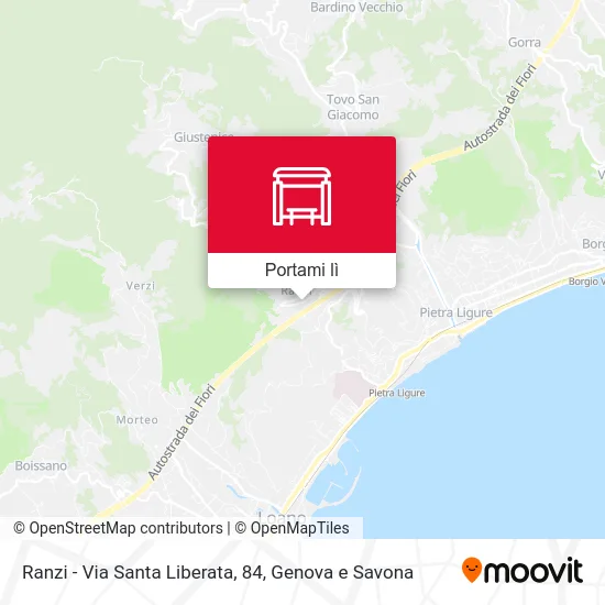 Mappa Ranzi - Via Santa Liberata, 84