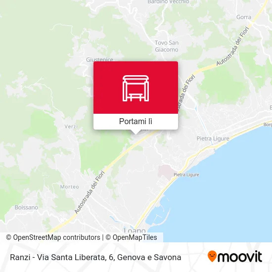 Mappa Ranzi - Via Santa Liberata, 6
