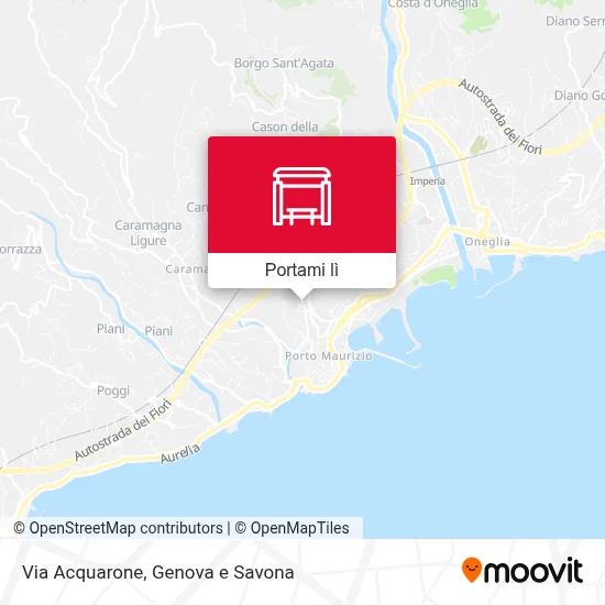 Mappa Via Acquarone