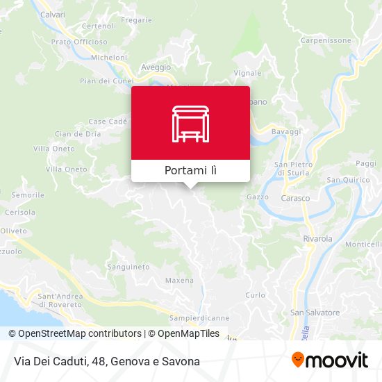 Mappa Via Dei Caduti, 48