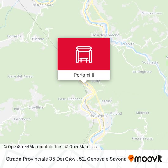 Mappa Strada Provinciale 35 Dei Giovi, 52