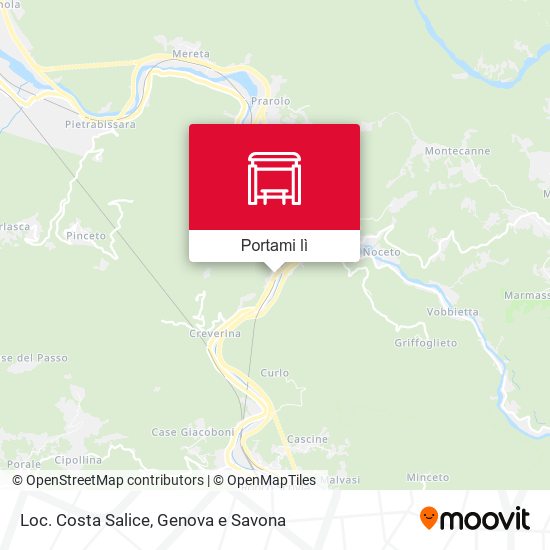 Mappa Loc. Costa Salice