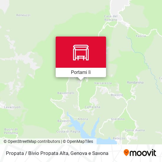 Mappa Propata / Bivio Propata Alta