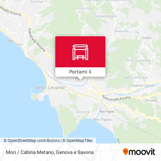 Mappa Mori / Cabina Metano