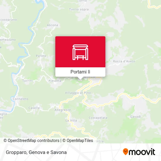Mappa Gropparo