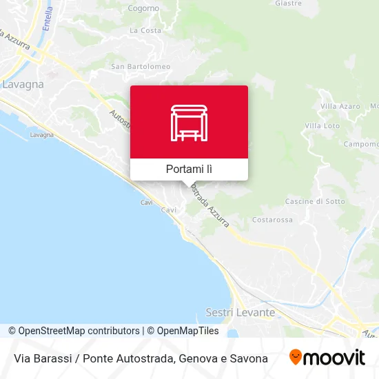 Mappa Via Barassi / Ponte Autostrada