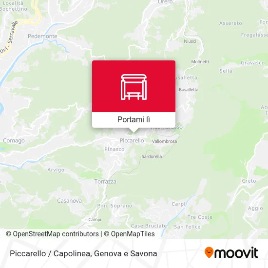 Mappa Piccarello / Capolinea