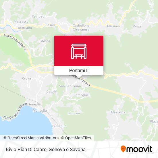 Mappa Bivio Pian Di Capre