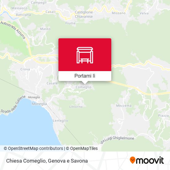Mappa Chiesa Comeglio