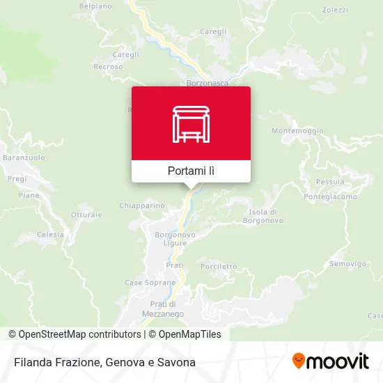 Mappa Filanda Frazione